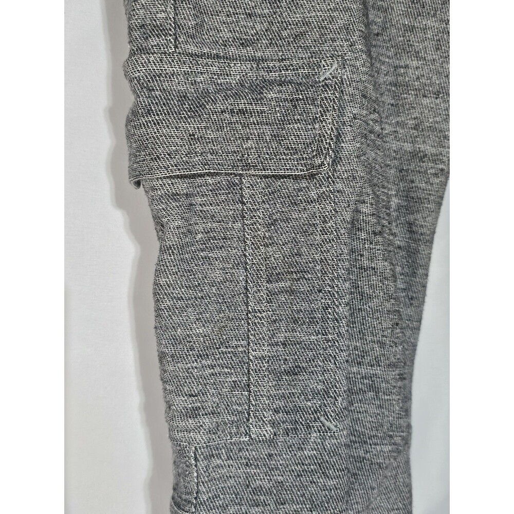 7 For All Mankind Pants Mens Cargo Melange Grey Joggers Large Athleisure Size 34 - Picture 4 of 11